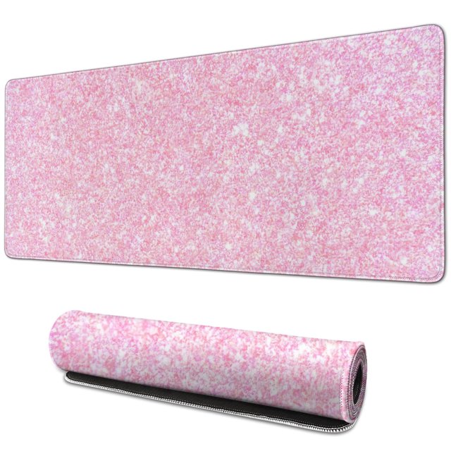 Enhance Your Gaming with Golden 'Stay Positive' Mousepad - Large, Non-Slip Rubber Base, Stitched Edges - Waterproof Mat for Work, Office, Home Use