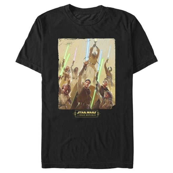 Men's Star Wars The High Republic Jedi Honor Graphic Tee Black 3X Large