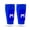 Blue, variant on MediCaptain Mini Soccer Shin Guard Sleeves with Built-In EVA Pads, (Black)