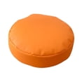thumbnail image 2 of Cojín de piso redondo cojín de tatami cómodo 15.75 pulgadas almohada de almohada de almohada de piso para la ventana de la ventana sala de estar sala Naranja, 2 of 8