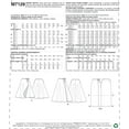 thumbnail image 2 of McCalls Ladies Easy Sewing Pattern 7129 Wrap Over Tie Skirts, Size 16-24, 2 of 7