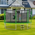 thumbnail image 4 of XMIKA Kids Trampolines Outdoor, 12FT Trampoline with Safety Enclosure Net, Basketball Hoop, Ladder, 1200LBS Backyard Round Heavy Duty Recreational Trampoline for Adults, Fast Assembly, 4 of 9