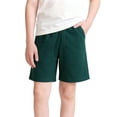 thumbnail image 3 of Fengqque Boy and Girl Running Shorts Athletic Basketball Shorts Quick Dry Youth Teen Shorts with Pockets 6-12 Years Old Green 3-4Years, 3 of 6