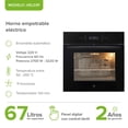 thumbnail image 3 of Horno Eléctrico Empotrable AVERA Digital WiFi 220V HEL03P, 3 of 12