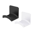 thumbnail image 5 of MANYUN Headphone Hanger Under Desk Hook Headset Display Stand Holder Mount for Gaming Station, White, 5 of 10