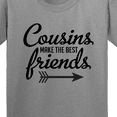 thumbnail image 4 of Inktastic Cousins Make the Best Friends with Arrow Youth T-Shirt, 4 of 5
