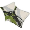 thumbnail image 3 of Green Black Pillow Covers 20x20 Inch Set of 2 Boho Gray and Beige Throw Pillow Covers Modern Art Outdoor Cotton Linen Square Pillowscase Cushion Covers for Sofa Couch Bedroom Living Room Decoration, 3 of 6