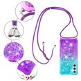 thumbnail image 5 of Funda para Samsung Galaxy A54 5G Brillantina Líquida Divertida Reluciente y con Cristales en Movimiento Cuerpo Cruzado con Cordón Ajustable, 5 of 5