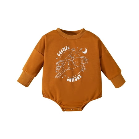 

Toddler Boy Short Sleeve Romper 9 Month Boy Clothes Baby Girl Boy Clothes Sweatshirt Romper Cow Horse Printed Bodysuit Long Sleeve Fall Winter Outfits Boys Jumpsuit Hoodie