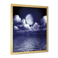 thumbnail image 2 of Designart 'Full Moon Night in Cloudy Sky V' Nautical & Coastal Framed Art Print, 2 of 4