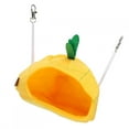 thumbnail image 3 of Cama para hámster forma de piña mascota pequeña felpa cama de invierno jaula hámsteres de algodón hamaca de casa suave y cálida para animales pequeños que juegan a ANGGREK Otros, 3 of 8