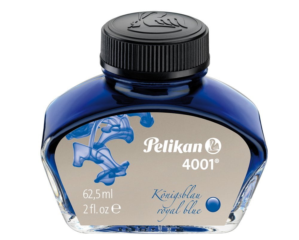 4001 TP/6 Pelikan Mini Fountain Pen Ink 6 Pack Cartridge Refills Royal Blue 