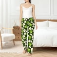thumbnail image 4 of Balery Green Fruit Pantalones de pijama para mujer, pijamas ultraligeros, pantalones de estar por casa-Medium, 4 of 6