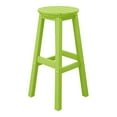 thumbnail image 2 of Costaelm Paradise 29" HDPE Round Outdoor Patio Bar Stool, Lime, 2 of 8