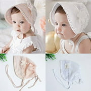 Cute Toddlers Baby Girls Flower Princess Sun Beach Bucket Hat Cap Summer Cotton Bonnet