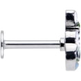 thumbnail image 6 of Body Candy 16G 316L Surgical Steel Striped Egg Bunny Labret Monroe Lip Ring Tragus 8mm, 6 of 7