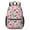 Pink Butterfly Colorful Wing Pattern, variant on Blue Butterfly Cloud Pattern 17" Waterproof Oxford School Backpacks for Teens, S-Shape Padded Straps, for School, Travel, Hiking, Camping