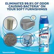 Lysol Fabric Disinfectant Sanitizing Antibacterial Spray for Deodorizing, Sundrenched Line, 15 fl oz