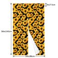 thumbnail image 3 of Door Curtain 34x56in Two Pieces Of Uniform Is Not Easy To Wrinkle The Room Shade And Dustproof For The Wall On The Door Or Window Yellow Sunflowers, 3 of 5
