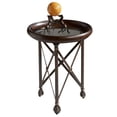 thumbnail image 3 of Butler Specialty Table d'Appoint en Verre Metalworks en Brun Foncé, 3 of 3