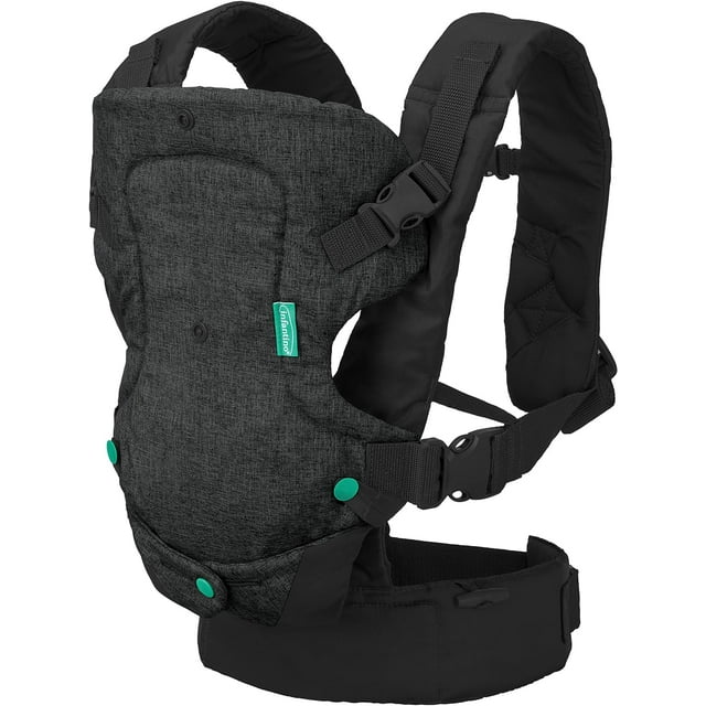 Portabebés avanzado 4 en 1 con babero lavable incluido: ergonómico, convertible, con la cara hacia adentro y hacia afuera, para llevar adelante y atrás a recién nacidos y bebés mayores
