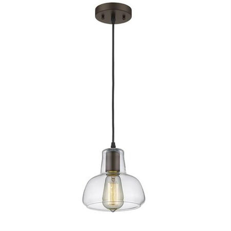 

CHLOE Lighting DICKENS Industrial-style 1 Light Rubbed Bronze Ceiling Mini Pendant 7 Shade