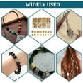 thumbnail image 6 of 1set 80pcs 8 styles style Zinc Alloy European Beads Large Hole Beads Accessories Mixed Shapes Antique Golden 7~10x4.5~8mm Hole: 4~6mm 10pcs/style, 6 of 6