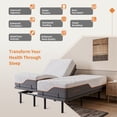 thumbnail image 6 of ESHINE King Adjustable Bed Frame - 12 inch Hybrid Memory Foam Mattress, with Massage, Wireless Remote, USB, Under Bed Night Light, Head and Foot Incline, 6 of 10