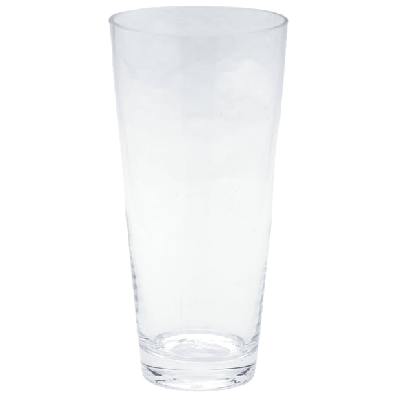 CC Home Furnishings 10" Clear Solid Cylindrical Shaped Glass Vase