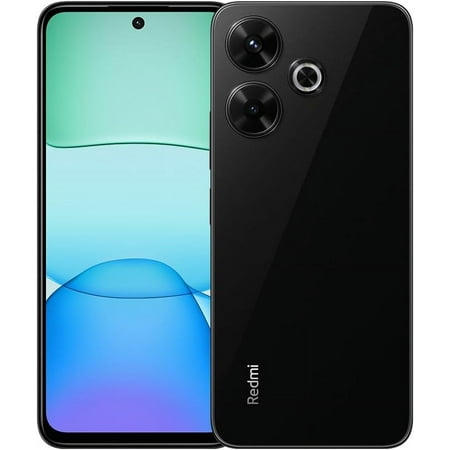 Xiaomi Redmi 13 4G, 256GB+8GB RAM, Dual SIM, Factory Unlocked GSM (T-Mobile, Mint, Tello & Global) International Version - (Midnight Black)