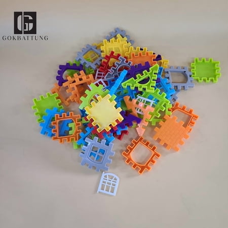 GOKBATTUNG Toy construction blocks –BPA-Free ABS Building Bricks, Perfect for Imaginative Play & Learning (Multicolored)
