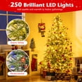 thumbnail image 4 of GOPLUS 6FT Pre-Lit Artificial Christmas Tree with 250 Warm White & Multicolored LED Lights, 4 of 8