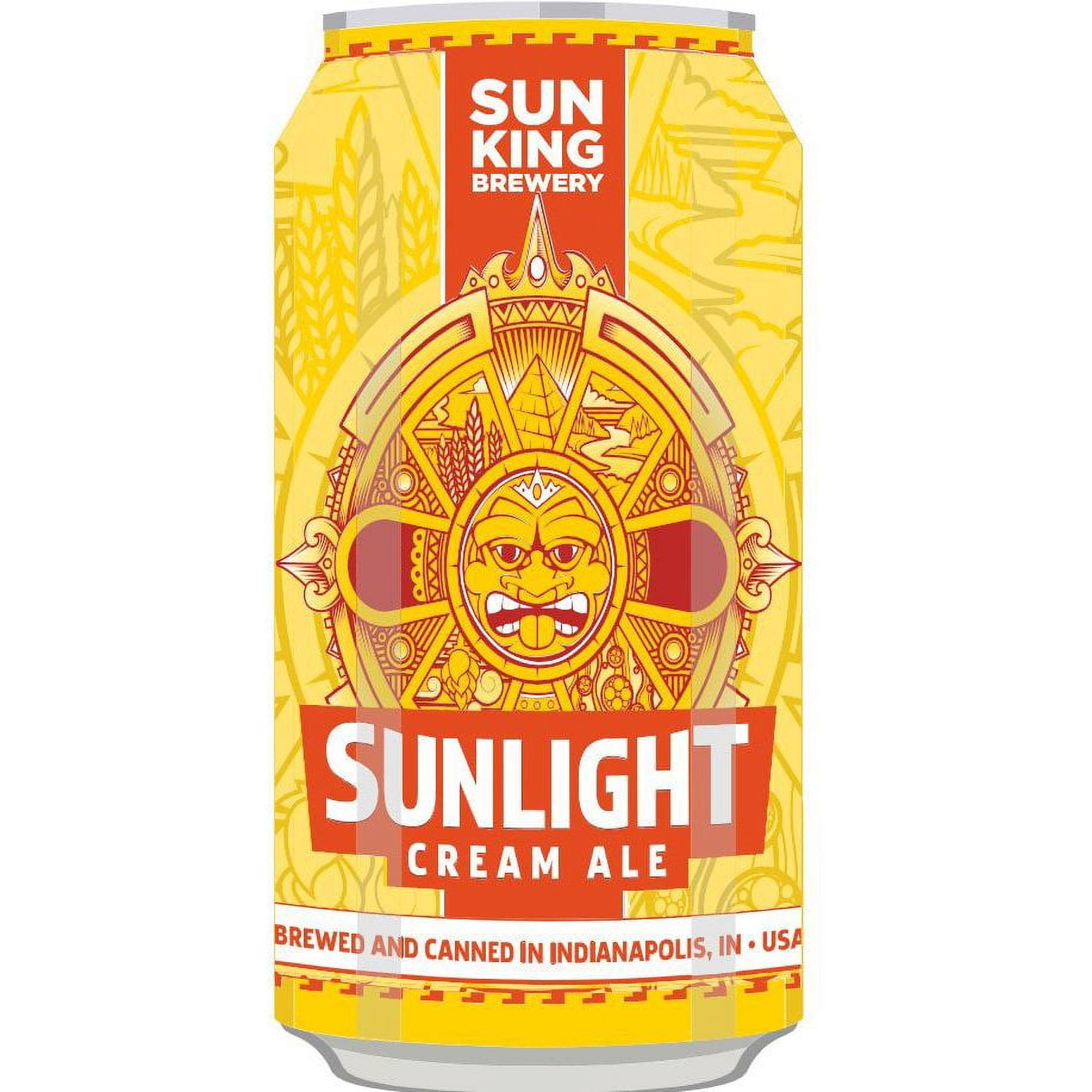 Sun King Sunlight Cream Ale Beer, 12 fl. oz. can, 12 pk
