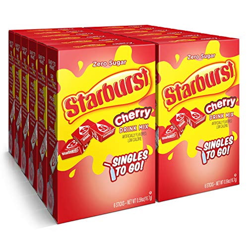 Starburst Singles To Go Powdered Drink Mix & Just Add Water 12 Boxes