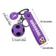 thumbnail image 3 of Llavero de la Copa de Europa de Fútbol | Colgante de acero inoxidable con forma de balón de fútbol | Regalo para jugadores, entrenadores y aficionados | Llavero deportivo de 3,7 x 2,4 cm, 3 of 5