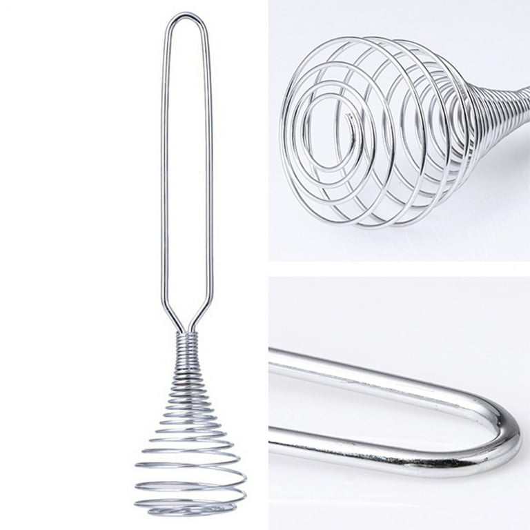 Spring Coil Whisk Wire Beater Mixer Metal 8.5”
