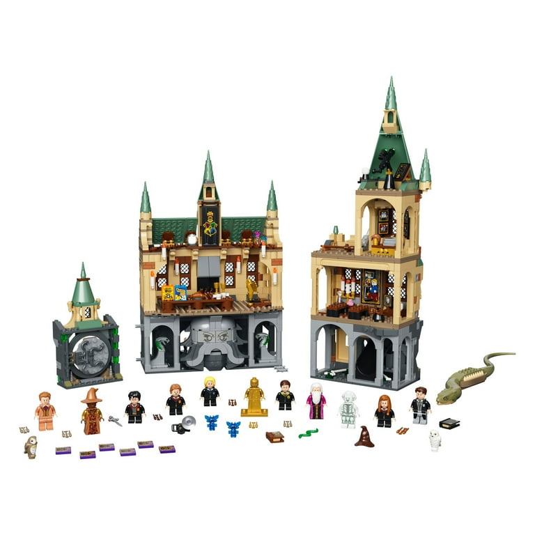 LEGO Harry Potter Hogwarts Chamber of Secrets Great Hall Battle 20th Anniversary Castle Model 76389 Walmart