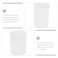 thumbnail image 3 of Modern Cylinder Glass Shade Cover Replacement Cylinder Lamp Shade for Chandelier, 3 of 9