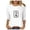 Grey, variant on Trendfront Womens Mahjong Tile Graphic T Shirts Crewneck 3/4 Sleeve Novelty Print Casual Fall Tee Tops for Women