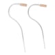thumbnail image 1 of Eigraketly 2 uds Bassoon Bend Bass Oboe chapado en plata golpe tráquea impermeable cuello curvo tubo grande S tubo fácil de usar Accesorios para instrumentos musicales, 1 of 6