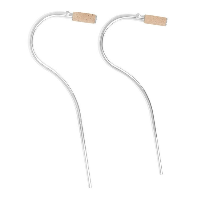 Naiovety 2pcs Professional Bassoon Bend Bass Oboe to Waterproof Tube Rustproof Blow Toy Education Early Easy Use S Type3