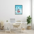 thumbnail image 2 of Stupell Industries The Poconos Red Ski Trolly Snowy Mountain Hill, 24 x 30, Design by Ziwei LI, 2 of 7