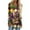 Dark Green #071, variant on Mardi Gras Shirts for Women Feathers Print Carnival V Neck Graphic Tee Glitter Long Sleeve Novelty Tunic Tops Yellow M