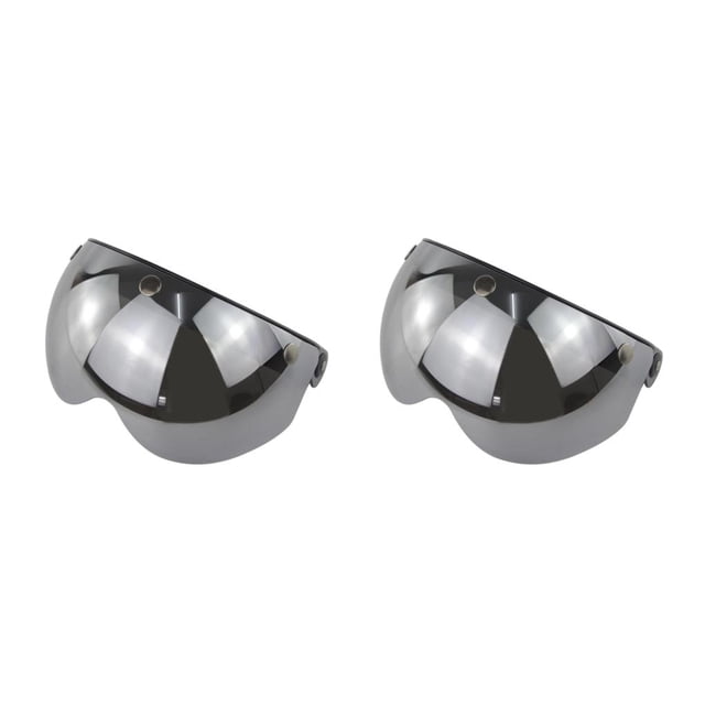 Riwesomey Reemplazo de lente de visera abatible hacia arriba para cascos de motocicleta de 3 botones coloridos Type2 NO2