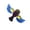 Red, variant on Wind Drive Moving Wing Bird Car Sticker Novelty Flying Bird Vehicle Decoration For Engine Hoods Trunk