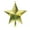 L, variant on L Large Golden Christmas Tree Topper Star 20Cm For Holiday Festive Tree Decoration