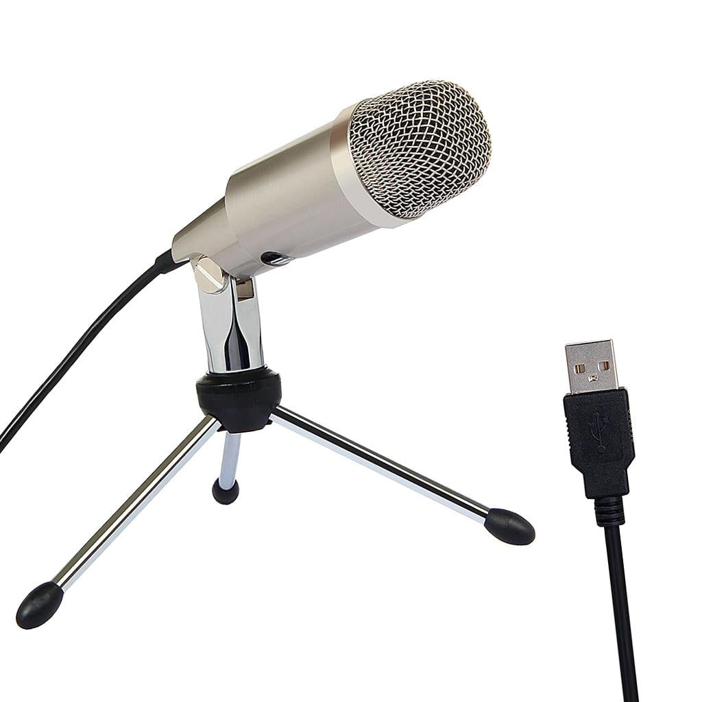 LeeQinersw Professional USB Condenser Microphone for Audio Recording Podcasting & Stand