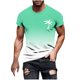 thumbnail image 2 of Tops para hombre, blusas y camisas de manga corta con cuello redondo para hombre, jersey informal de moda con estampado de cuello redondo para hombre, pantalones cortos deportivos para fitness, blusa, 2 of 5