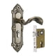 thumbnail image 5 of Manilla de puerta de estilo europeo, juego de manillas de puerta vintage para el hogar y metal decorativo Estilo B, 5 of 9