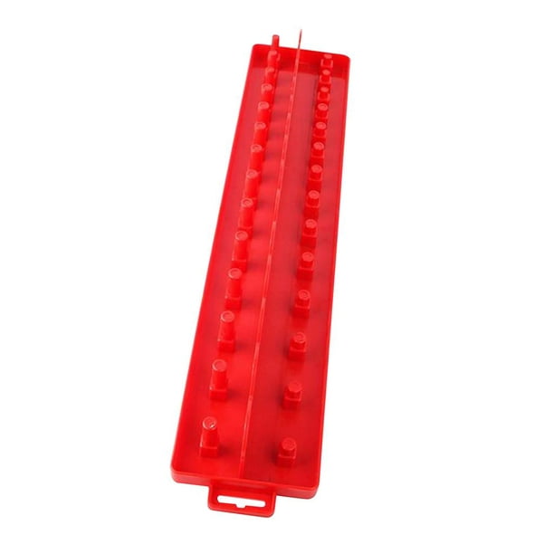 Sorter Socket Organizer Tool Red Wrench Holder Rack Craftsman Rail Tray Box